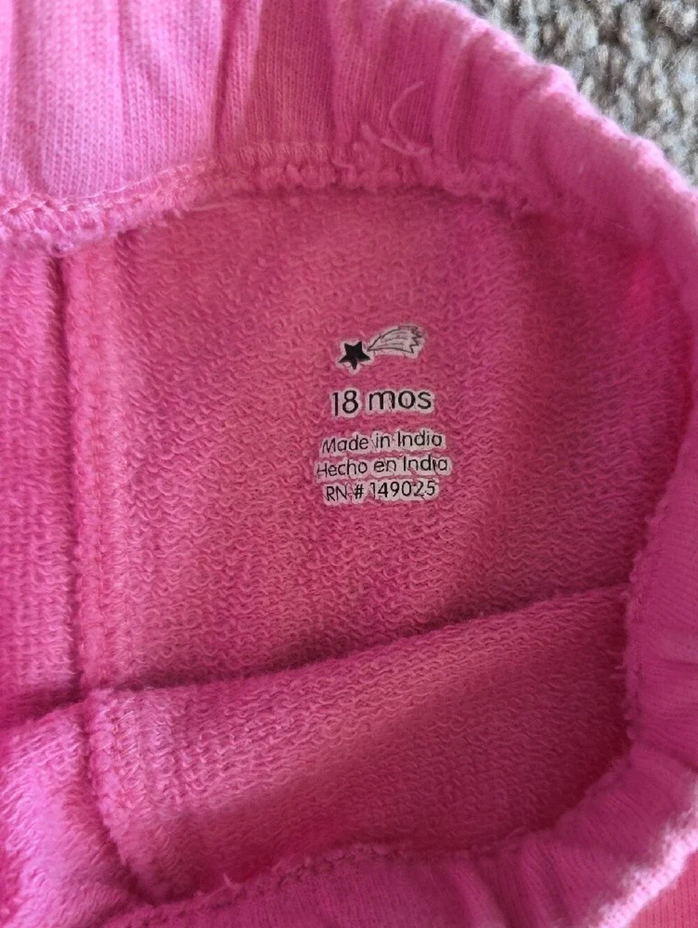 jumping beans Pink Drawstring Fleece Joggers